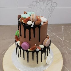 Dvoubarevný dort